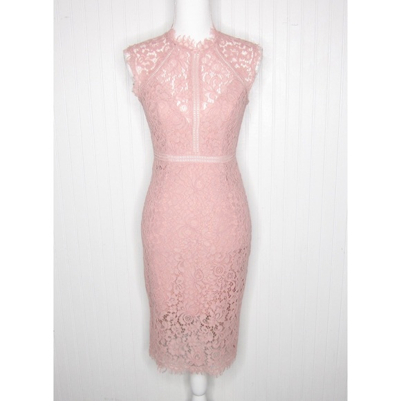 Bardot Dresses & Skirts - Bardot Lace Sheath Cocktail Dress Size 4